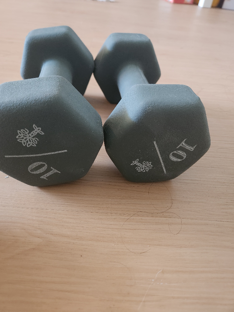 Dumbbell set of 2 10 LB