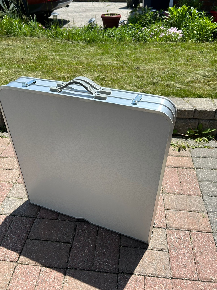 Foldable Travel Table Like New - photo 3