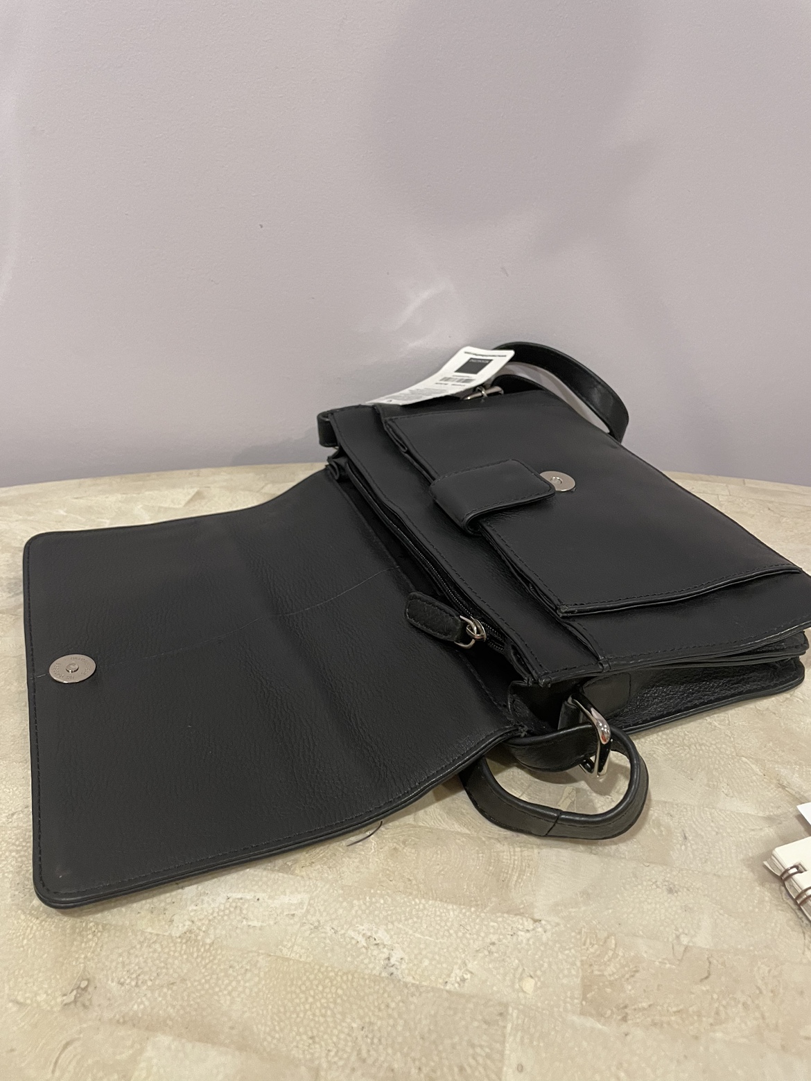 New genuine leather cross body shoulder bag image indicator(5)