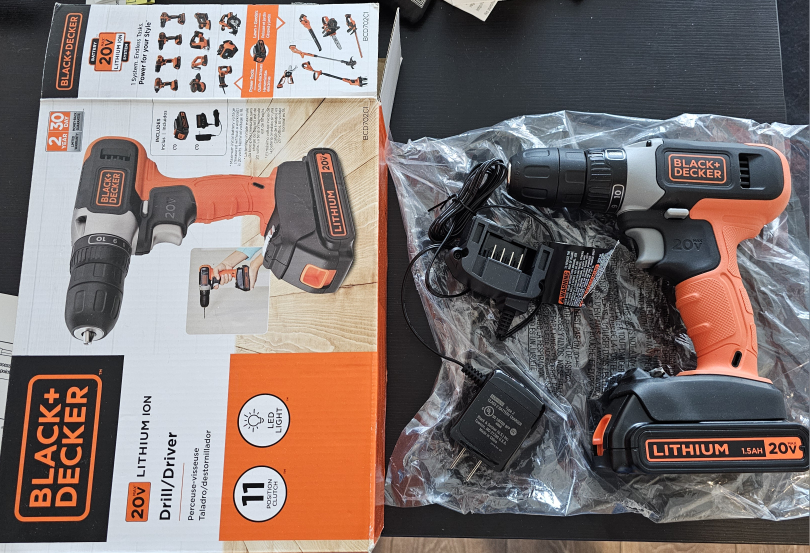 Black and decker cordless drill thumbnail