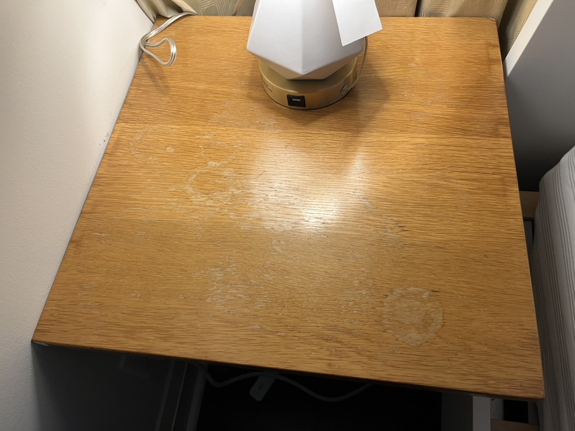 Wood side tables