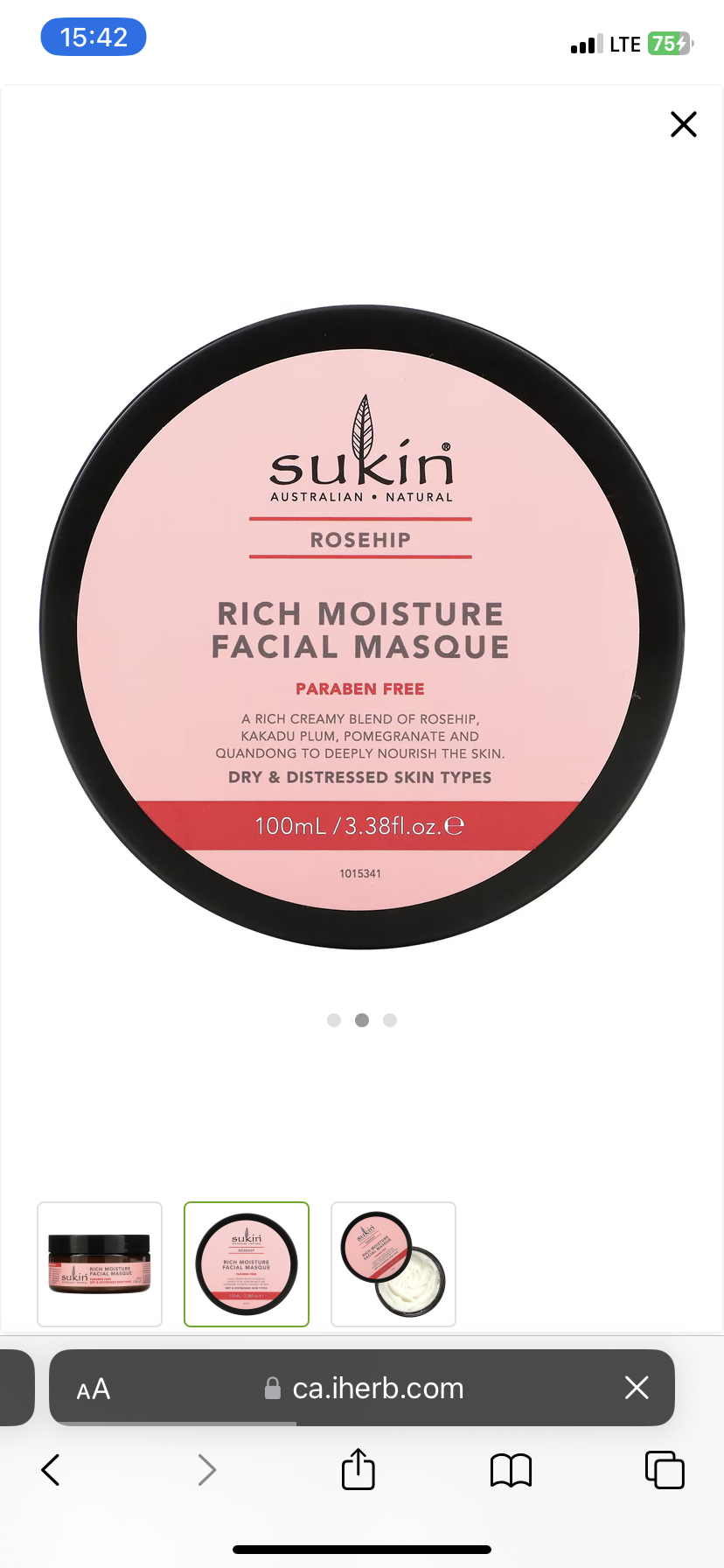 Sukin rich moisture facial masque image indicator(2)
