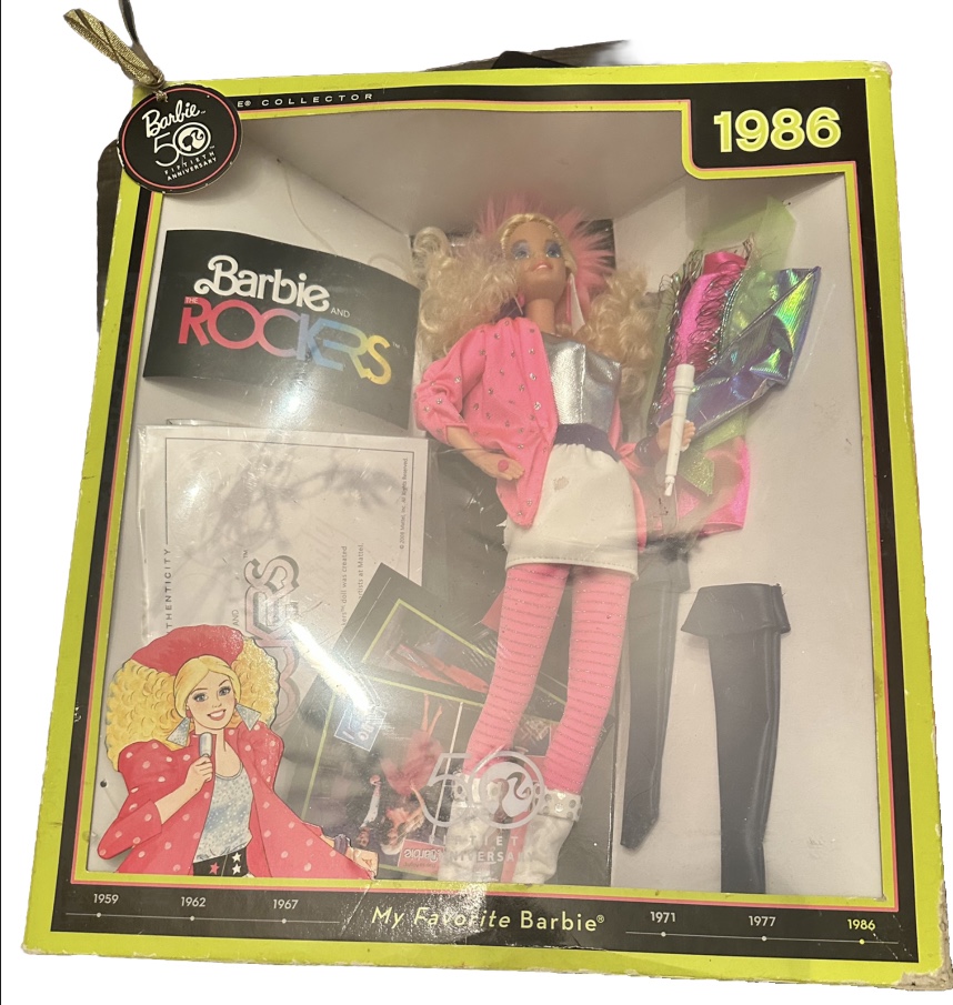1986 Barbie and Rockers Barbie Doll - 50th Anniversary - photo 4