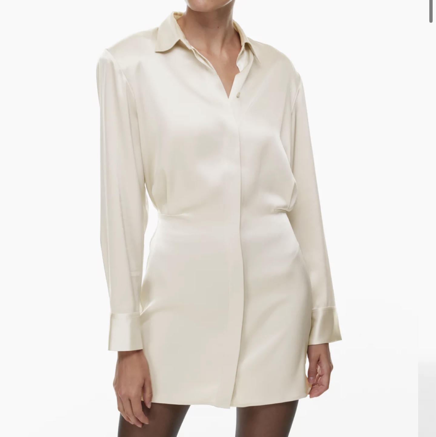 NEW Ten by Babaton Sleuth Satin dress XS image indicator(2)