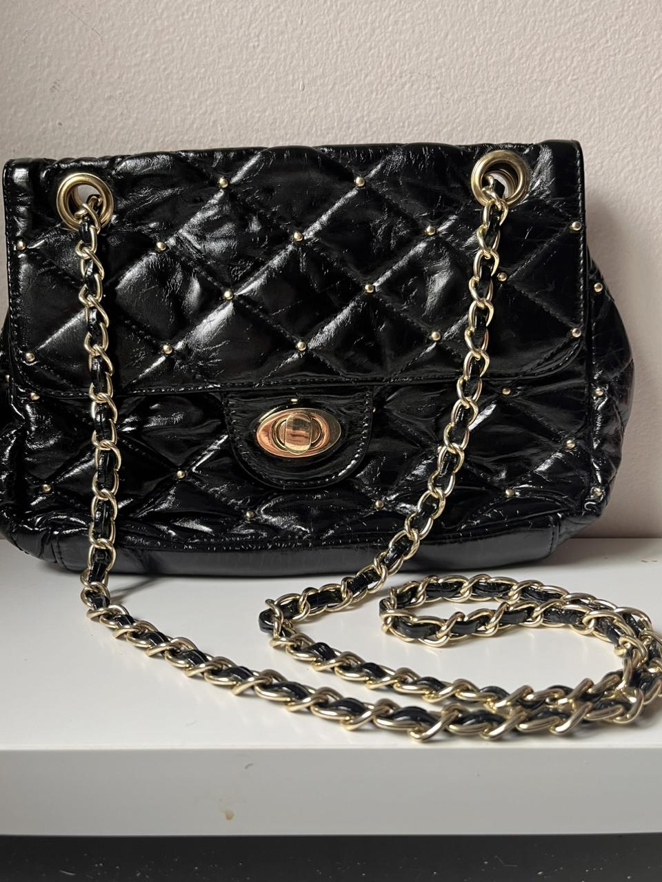 Vintage patent leather purse thumbnail