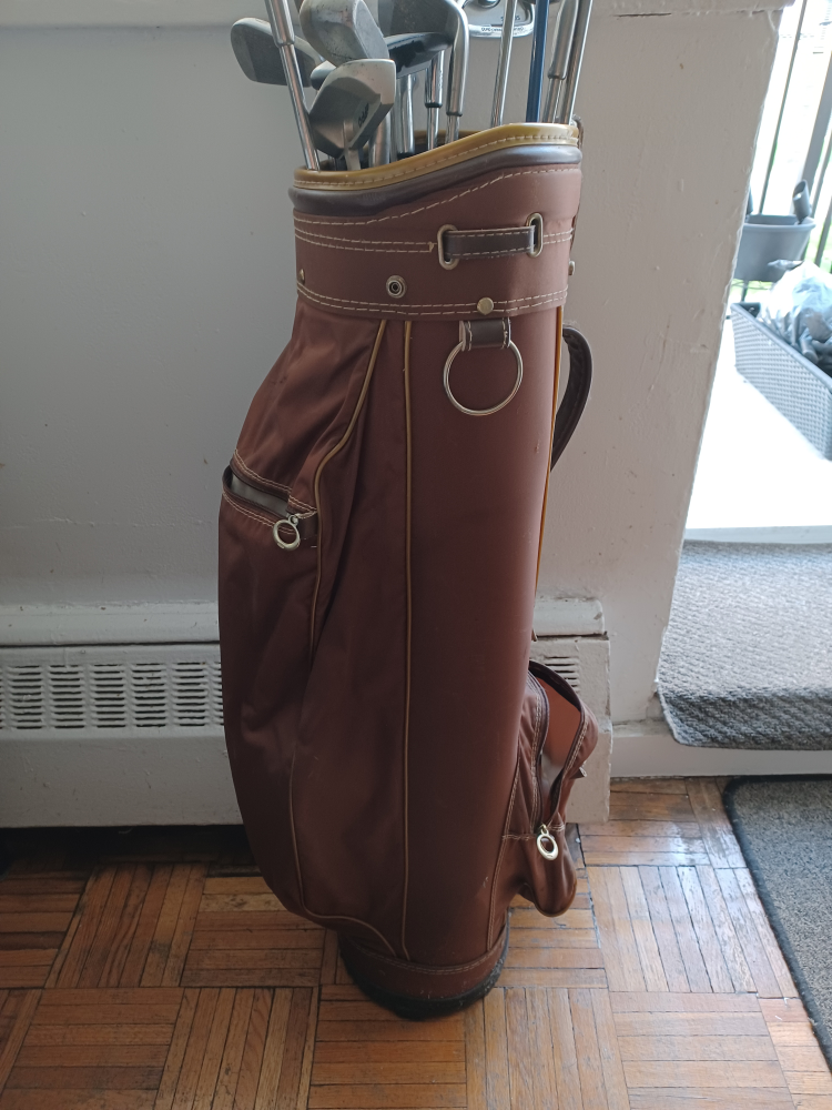 golf bag and clubs - photo 4