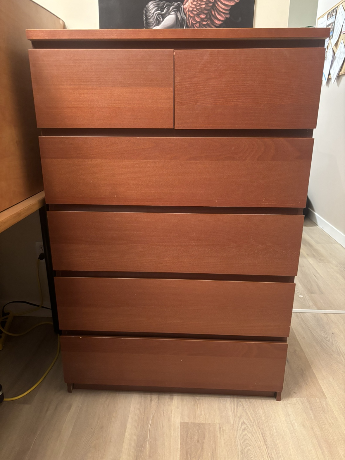Malm 6 Drawer Dresser