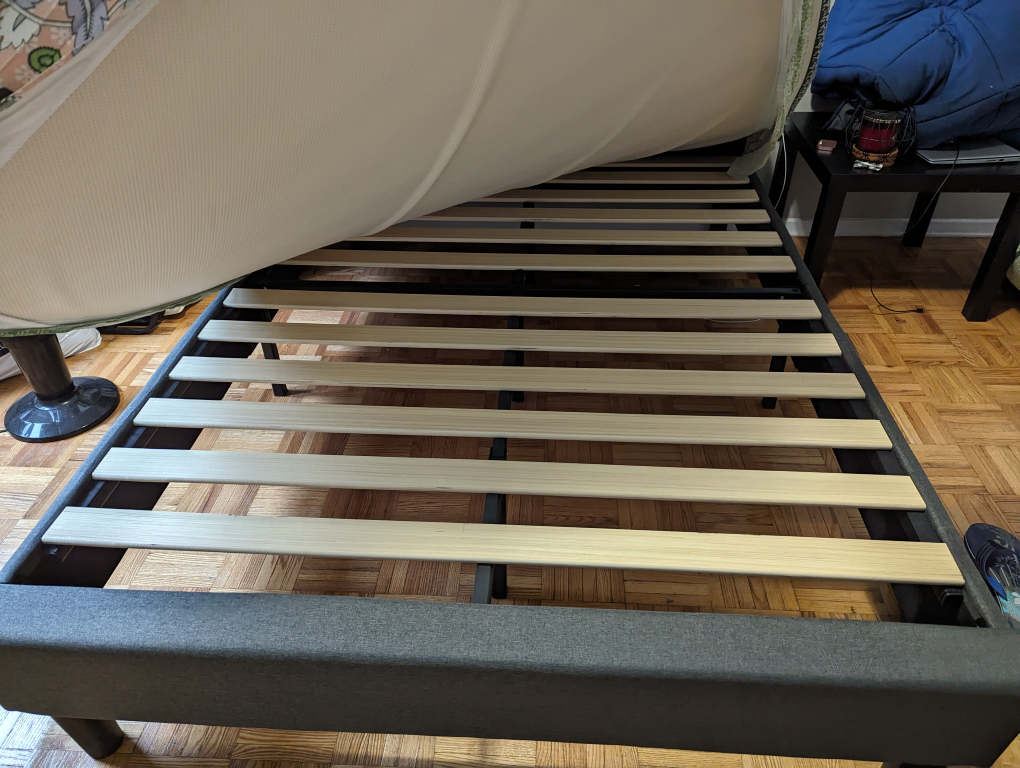 Zinus upholstered bed frame : Full Size - photo 2