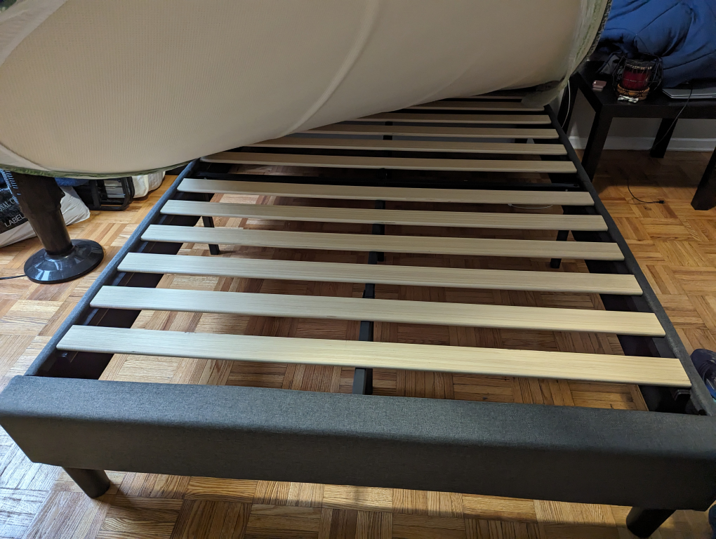 Zinus upholstered bed frame : Full Size - photo 3
