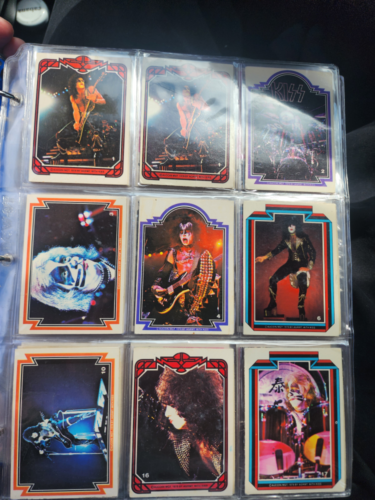 KISS 1978 cards