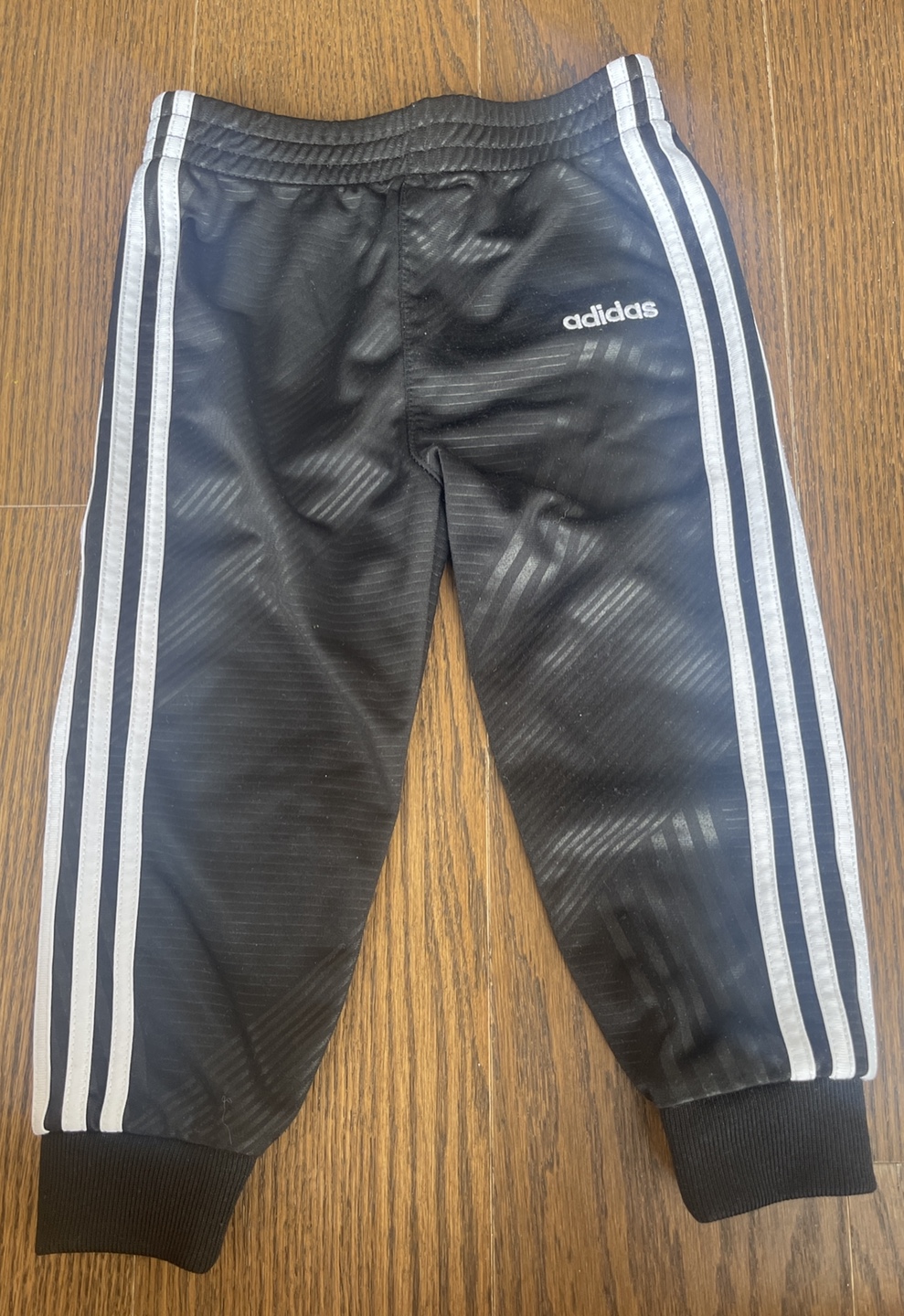 Adidas black Track Suit 18 months sweatsuit 3 stripes image indicator(2)