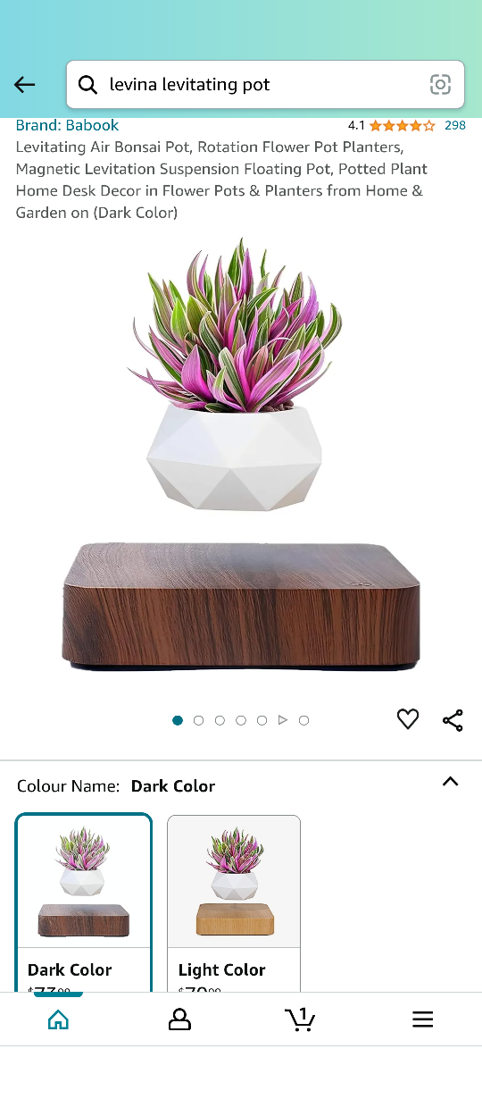 levitating plant pot - photo 2