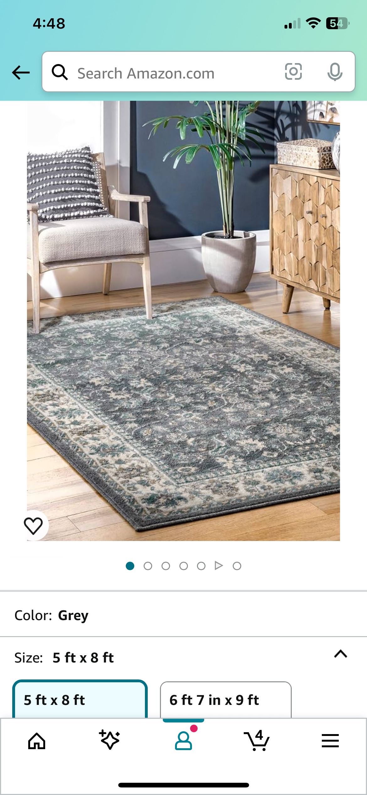 Area rug 5by8
