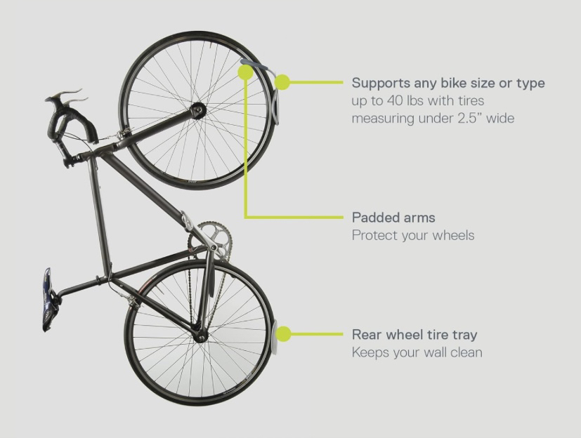 Bike Hook & Tire Tray by Delta image indicator(3)