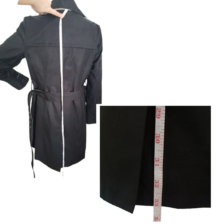 BNWT Michael Kors Black Trench Coat with tag. small image indicator(4)