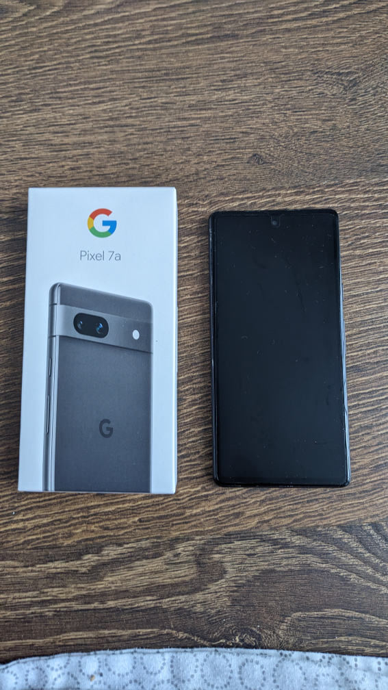 Google Pixel 7a - Charcoal Black thumbnail