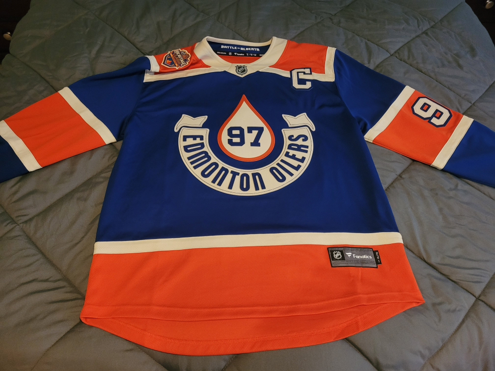 Oilers McDavid Heritage Classic Jersey