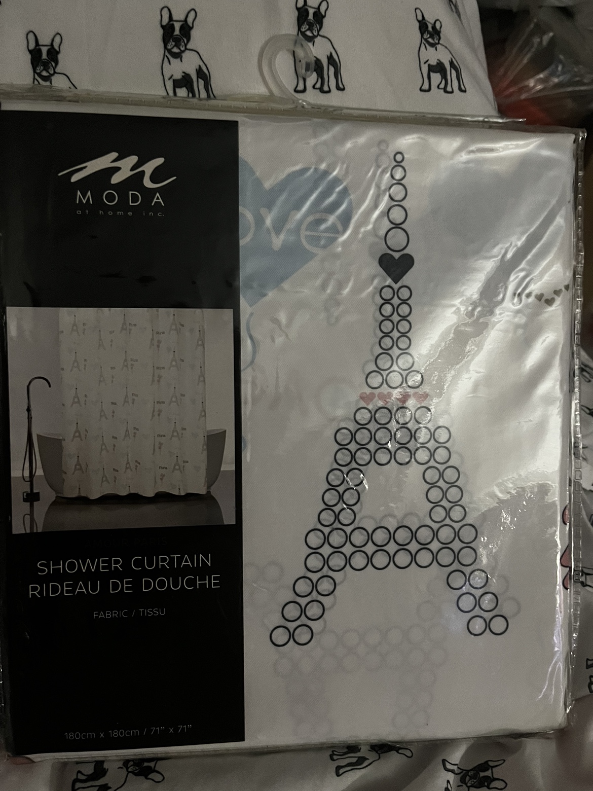 BN MODA shower curtain