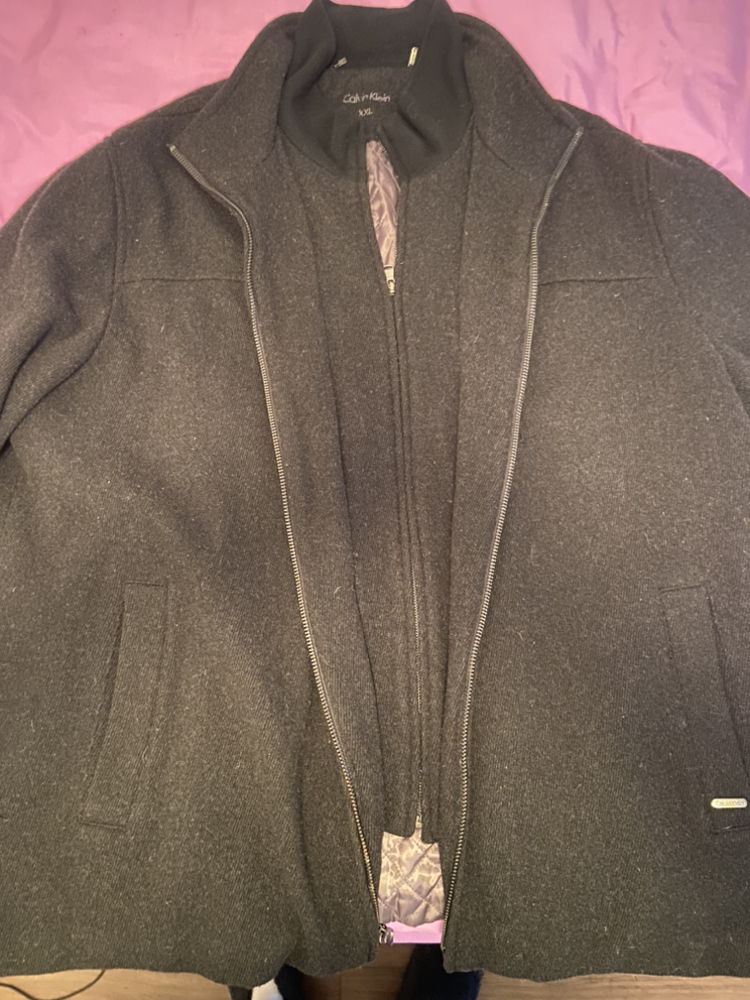 Men’s Calvin Klein double breasted dress jacket. image indicator(5)