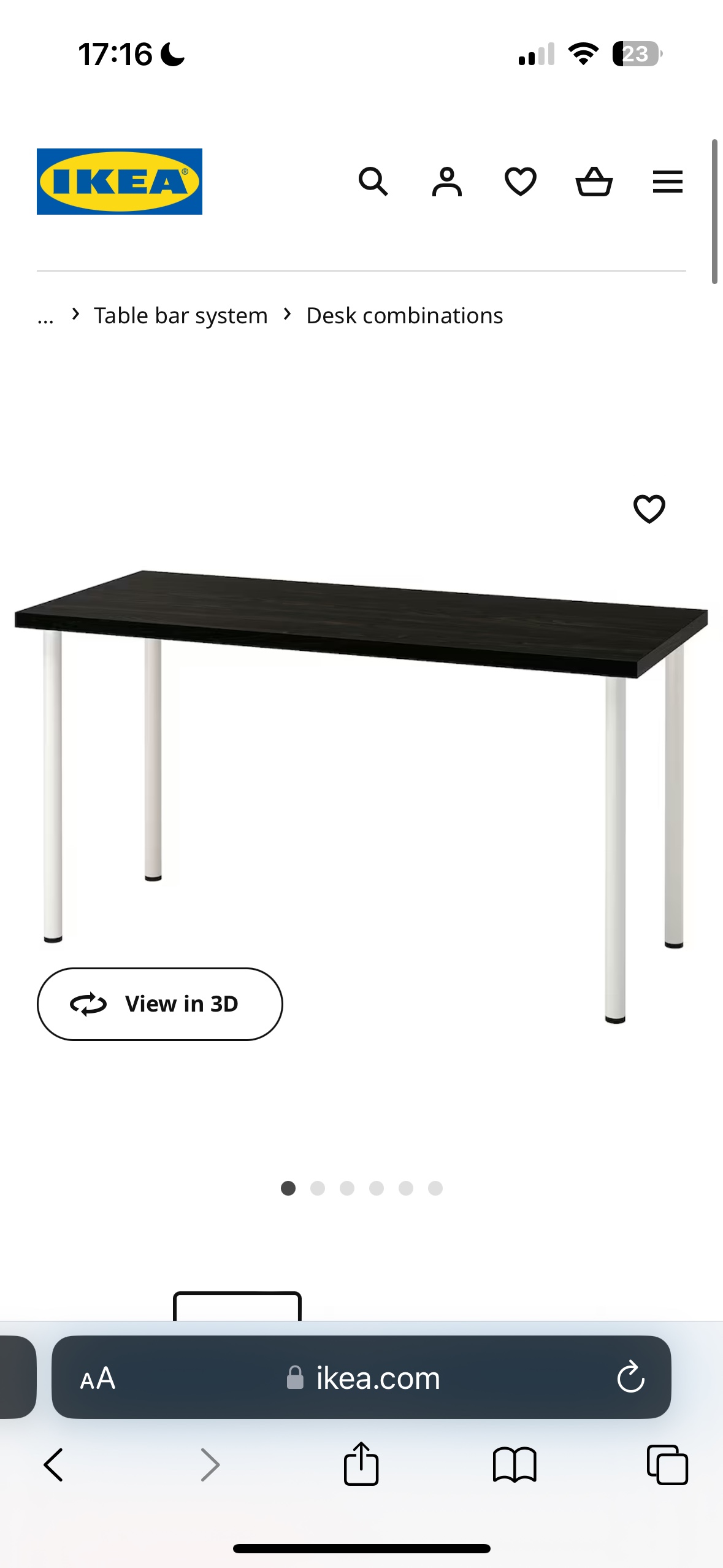 IKEA  LAGKAPTEN / ADILS Desk