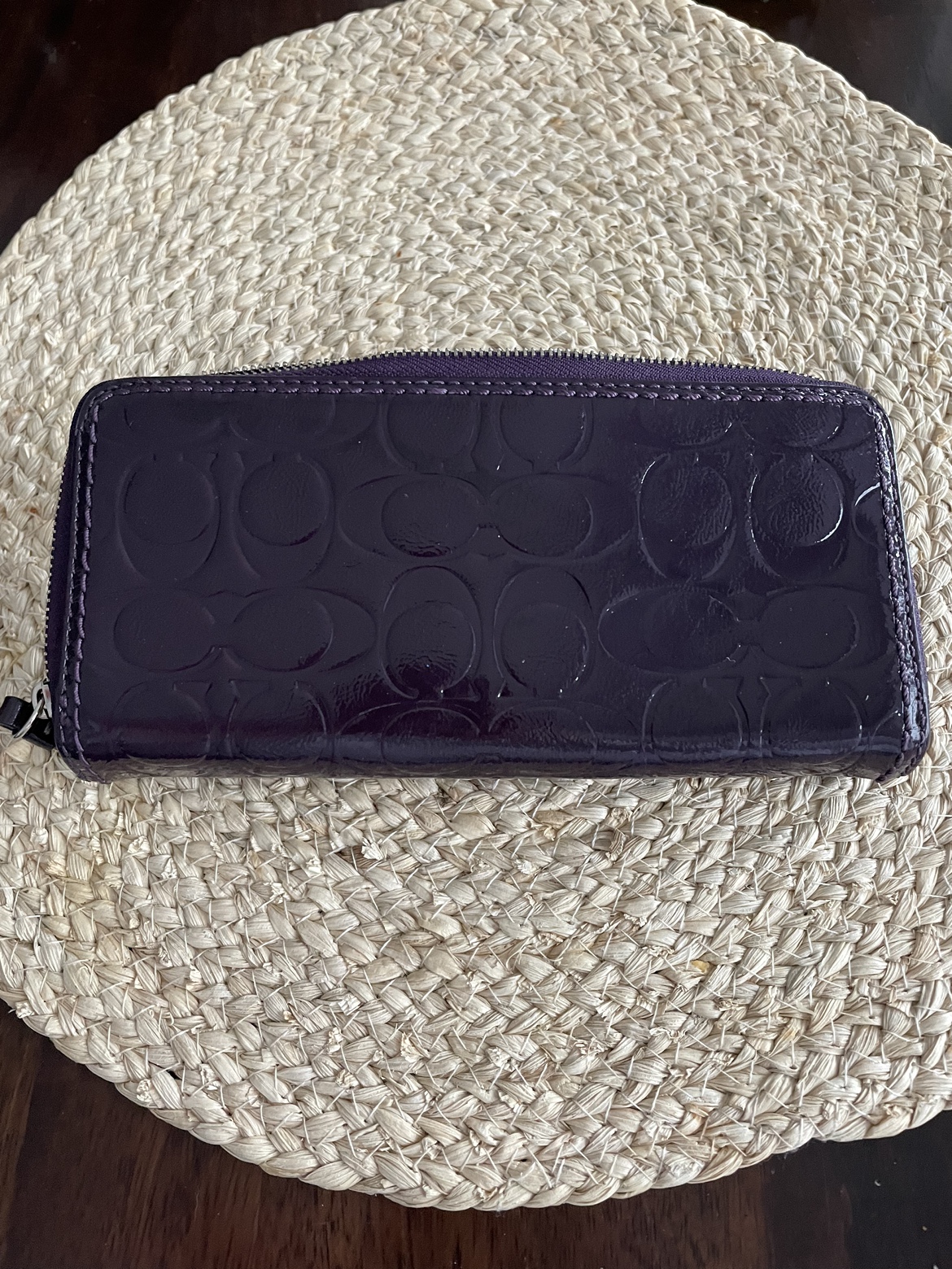 Coach wallet dark purple - photo 2