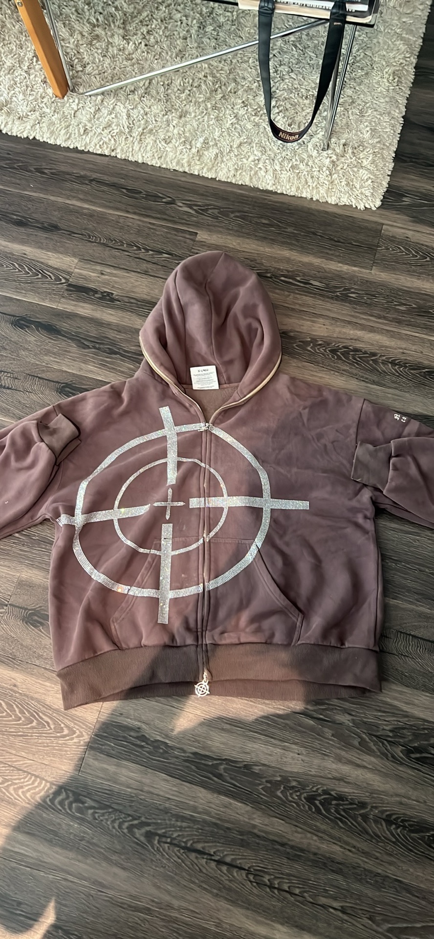 Named collective bullseye hoodie