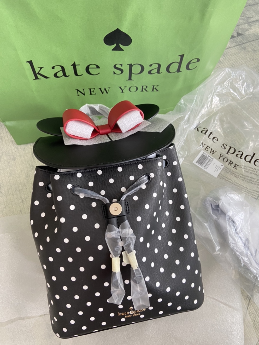 Authentic brand new Disney X Kate Spade Minnie Mouse Backpack - photo 3