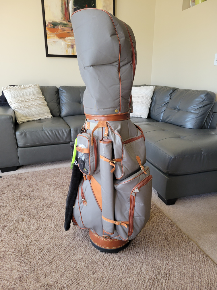 Adult Left Hand Clubs, bag and lots of balls and tees