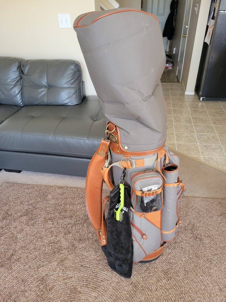 Adult Left Hand Clubs, bag and lots of balls and tees image indicator(2)