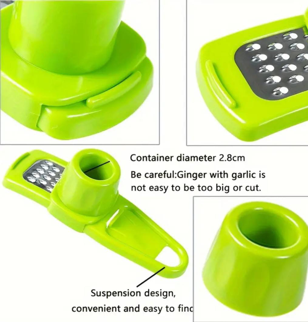 1pc Multifunctional Garlic Masher, Ginger And Garlic Grinder - photo 4