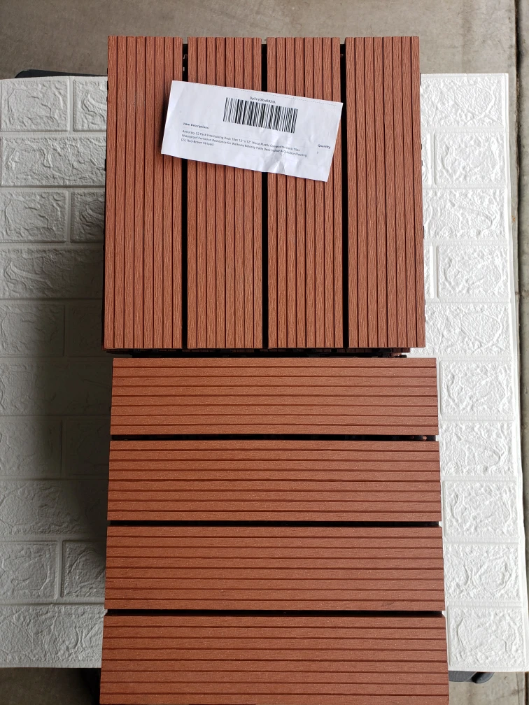 Annurssy 22 pcs Interlocking Deck  Tiles (12" X 12"), thumbnail