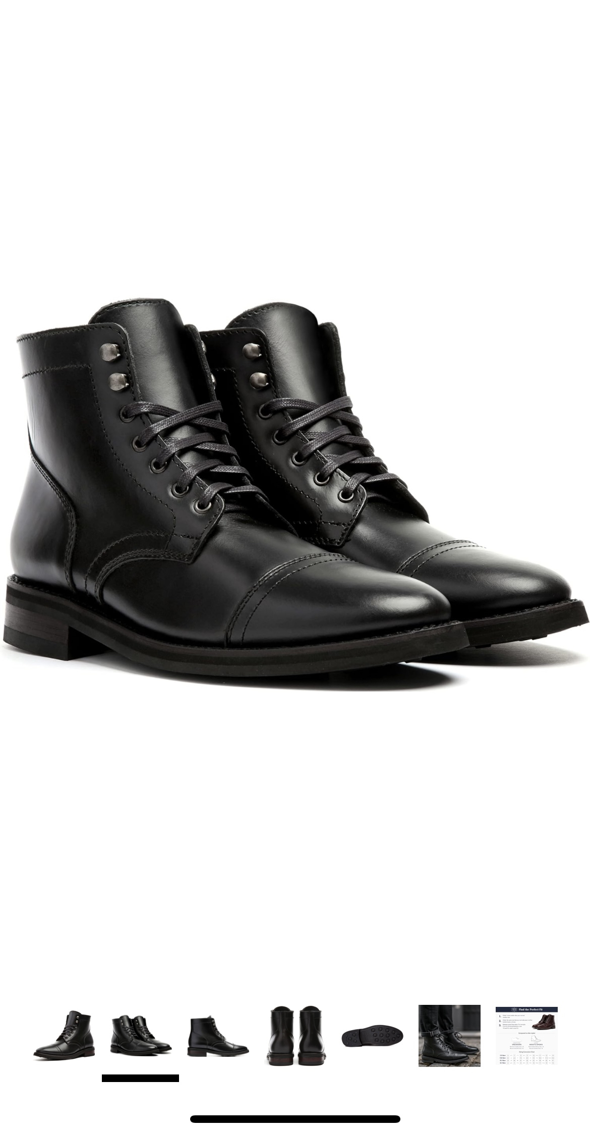 ** Brand New ** Men’s leather boots image indicator(10)