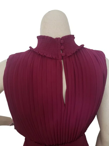 Nanette Lepore Bali Orchid Pleated Midi Dress with tag $148 image indicator(6)