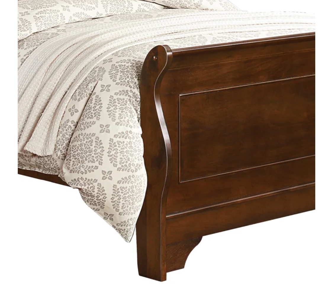 Full size Sleigh bed with Sealy Mattress and box spring - photo 2