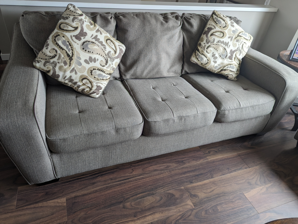 Fabric Sofa and Love Seat