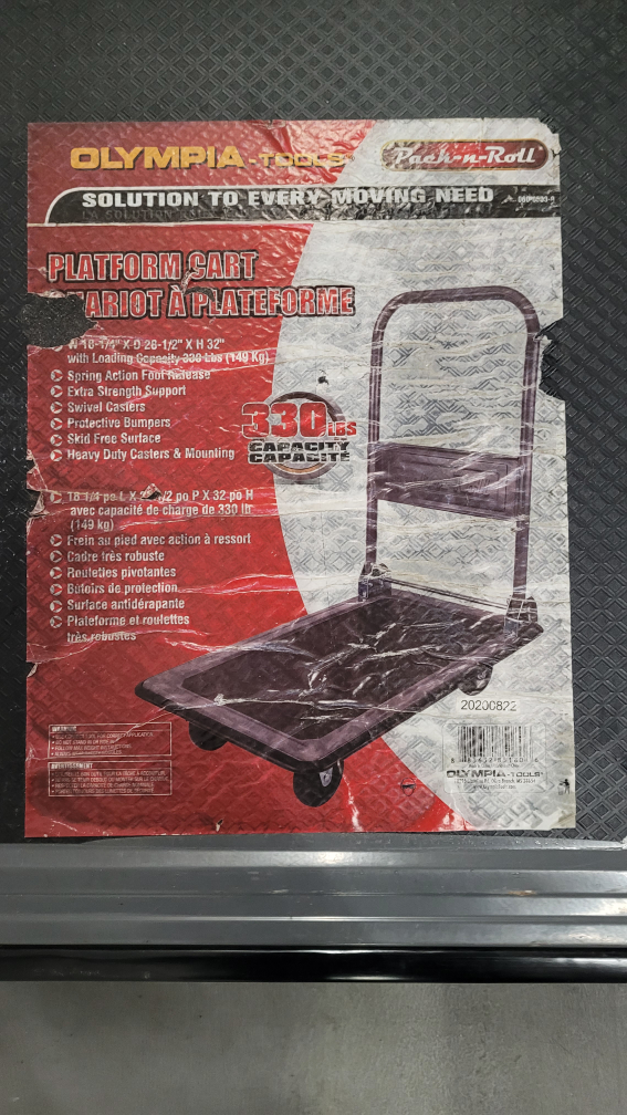 Heavy duty 330/lbs platform utility moving cart - photo 3