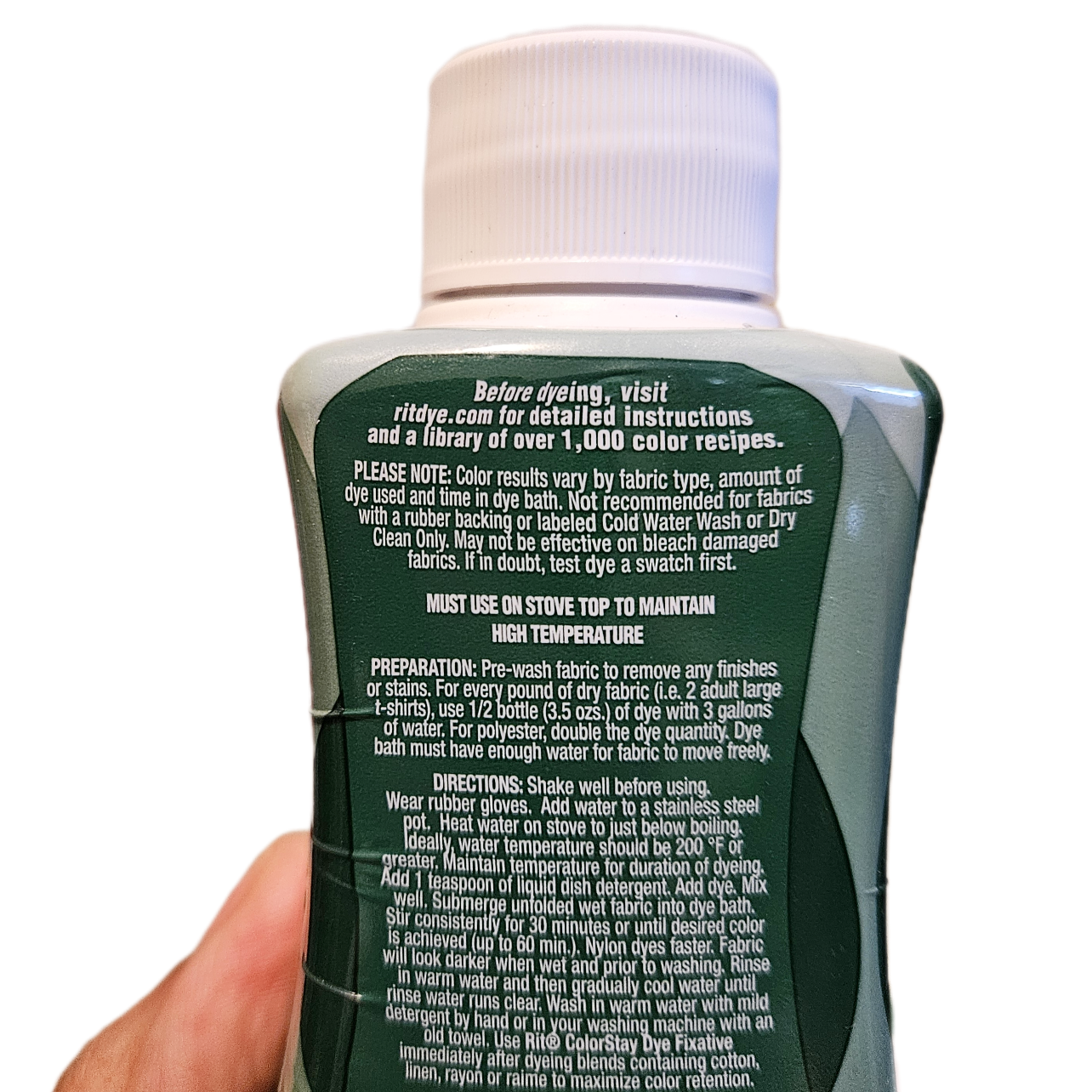 Peacock Green| Rit DyeMore for Polyester/Synthetic Fabrics image indicator(2)