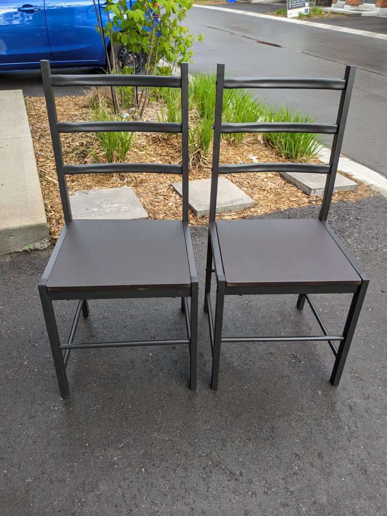 Black Metal Chairs
