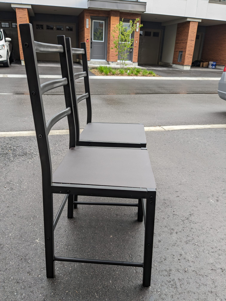 Black Metal Chairs - photo 3