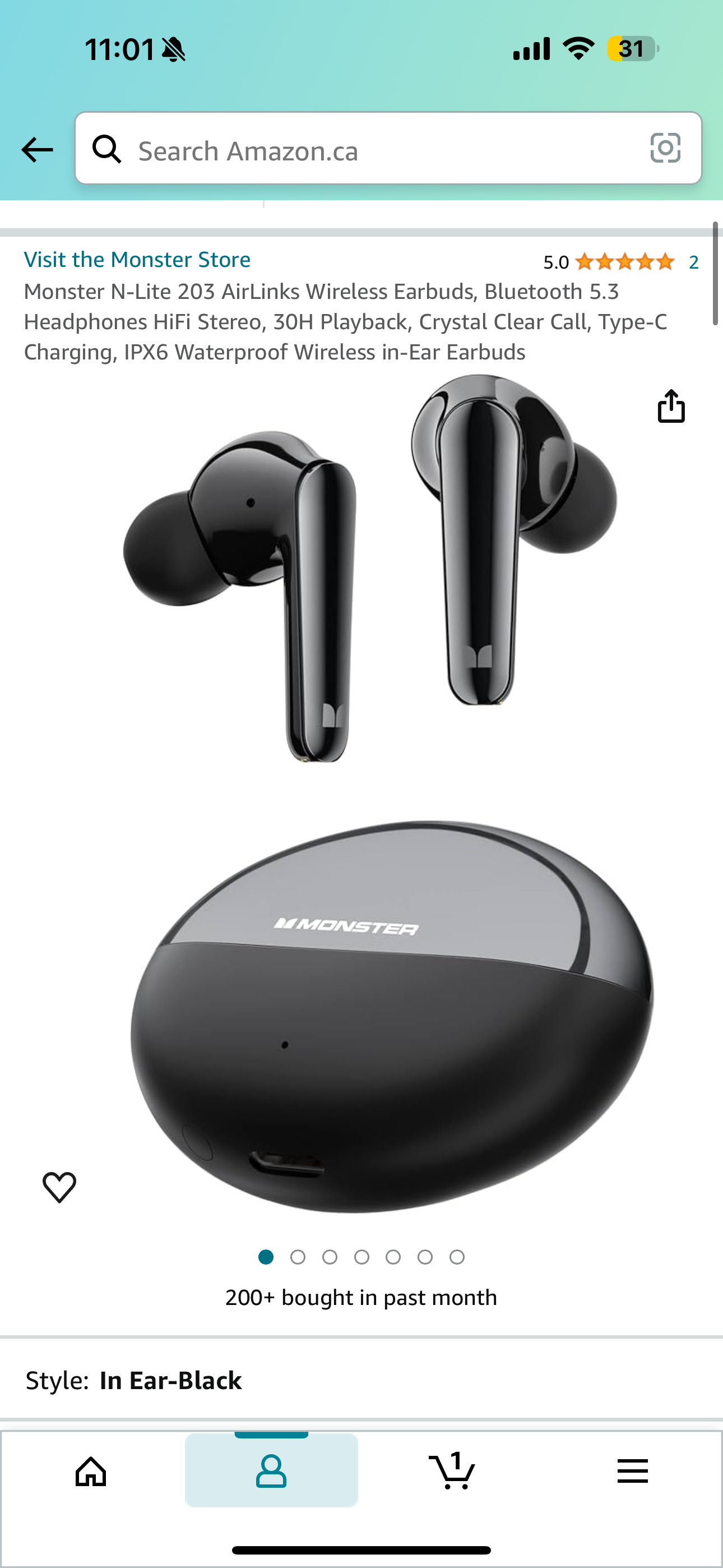 Monster N-Lite 203 AirLinks Wireless Earbuds - photo 4
