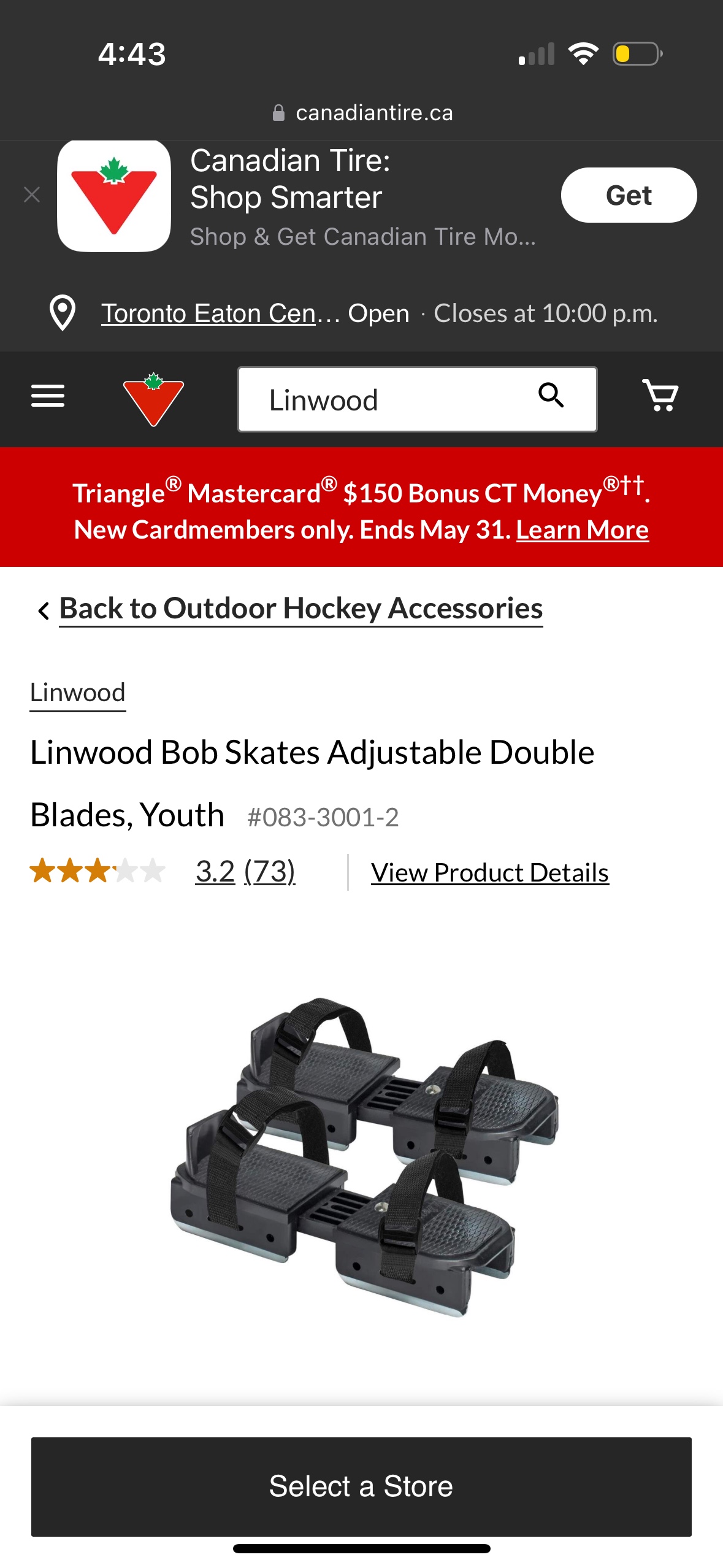 Bob skates
