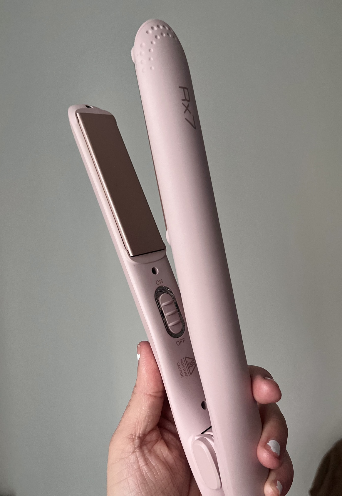 Pink flat iron thumbnail
