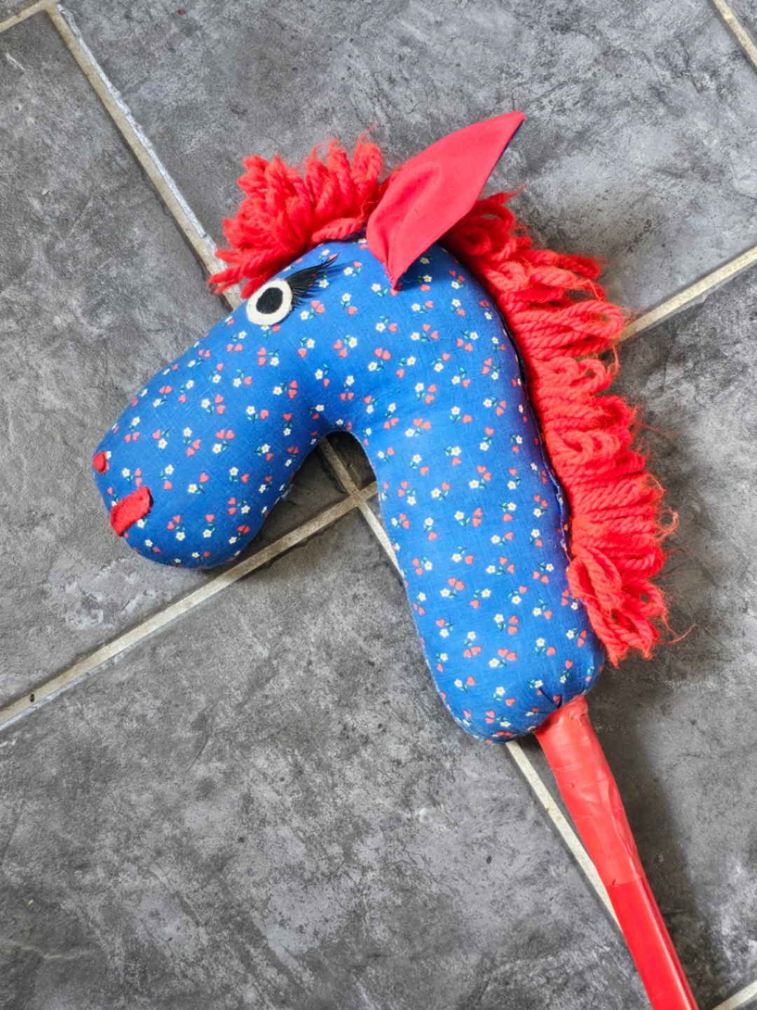 Adorable Vintage Artisan Stick Horse image indicator(4)
