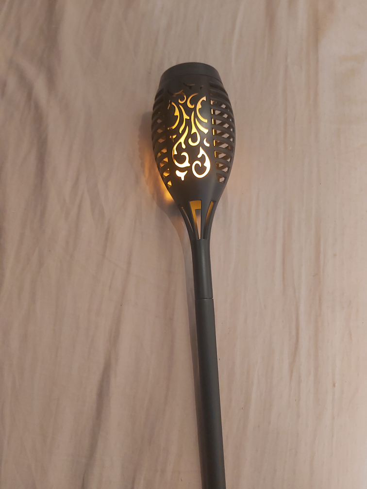 outdoor solar lights tall tihki torches thumbnail