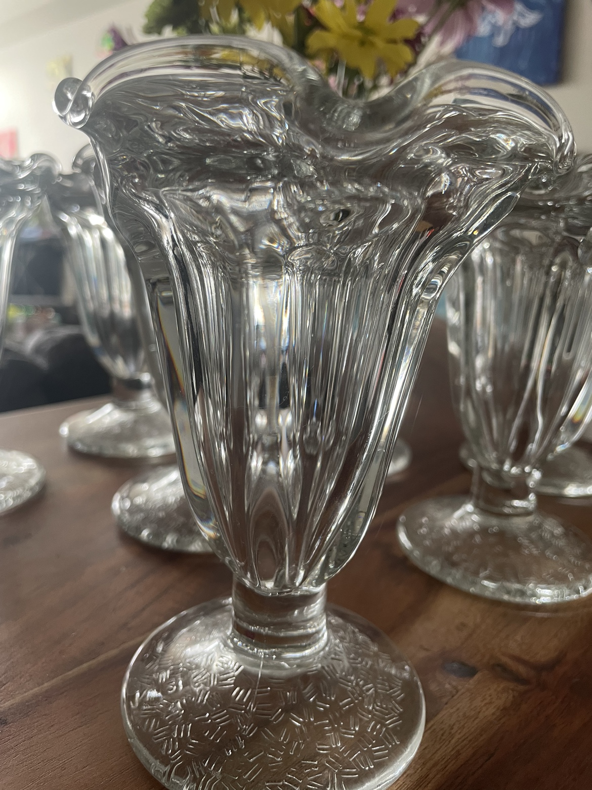 Vintage glassware - for ice cream desserts - photo 3