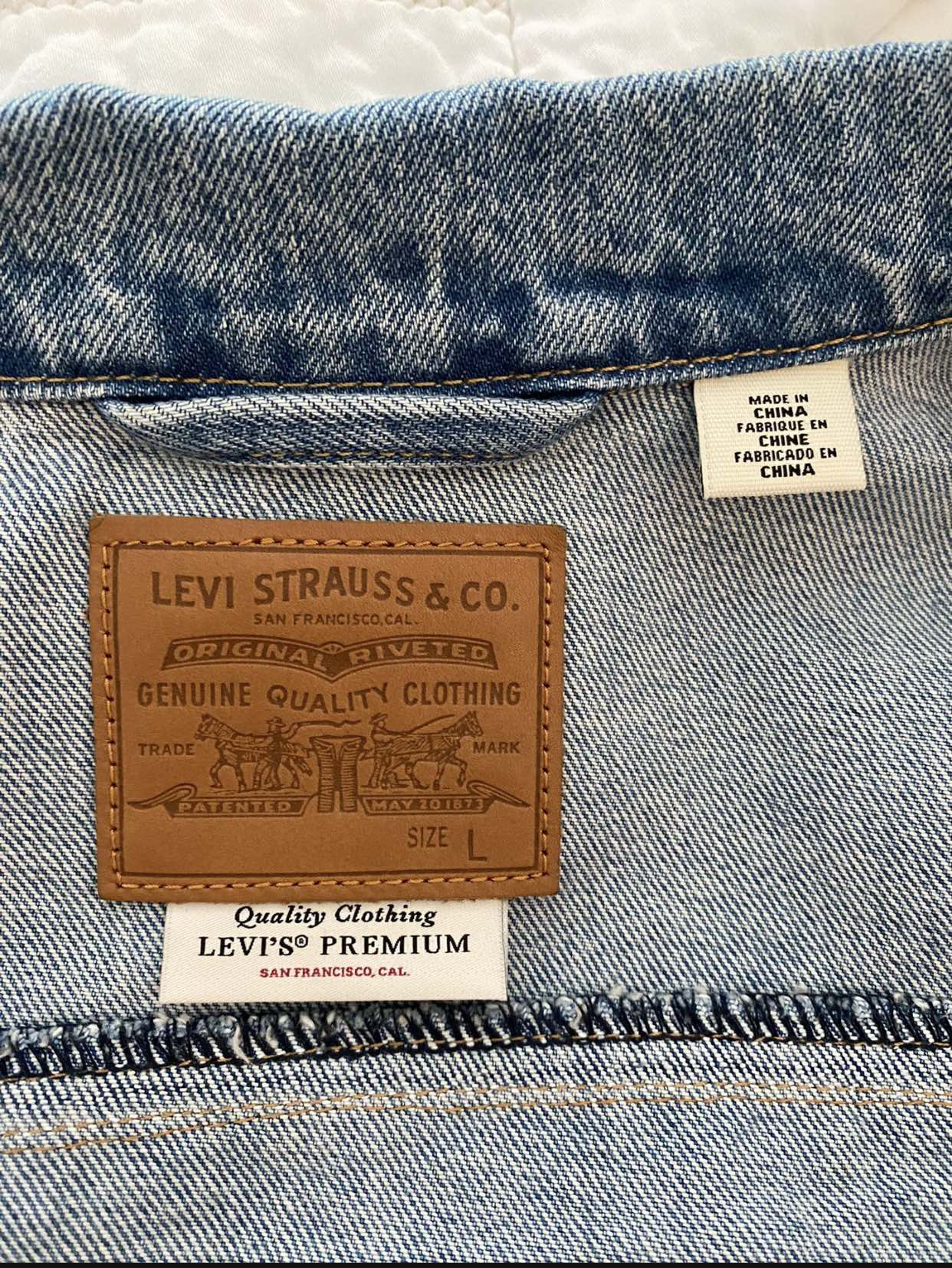 Brand new fringed denim jacket image indicator(3)