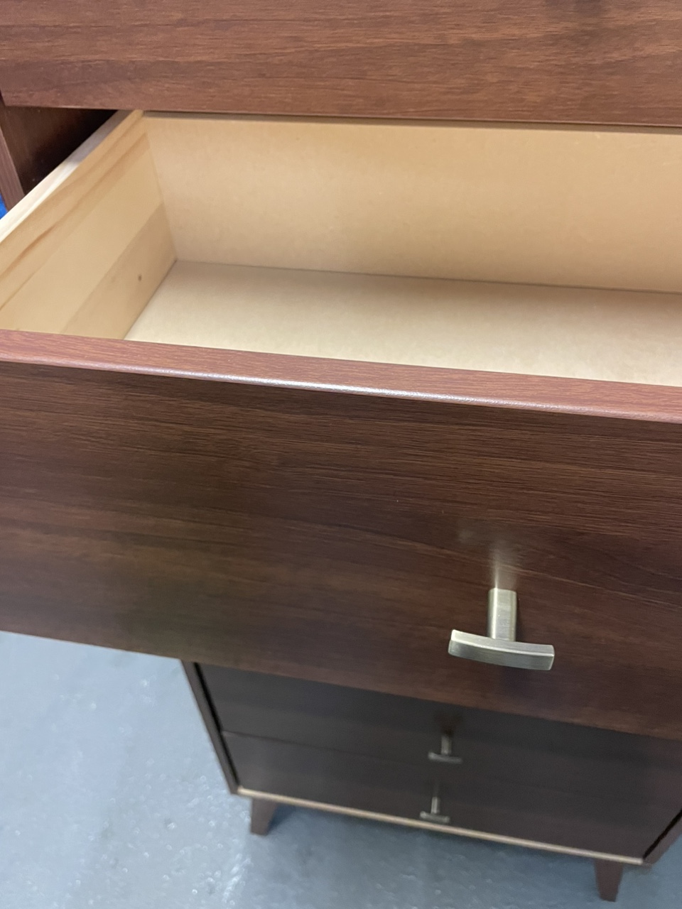 6 drawer chest of drawers walnut image indicator(2)