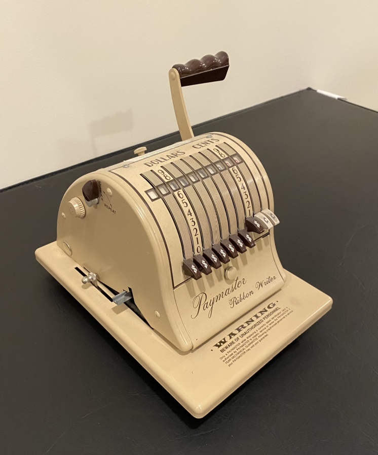 Antique Paymaster Check Writer - photo 2