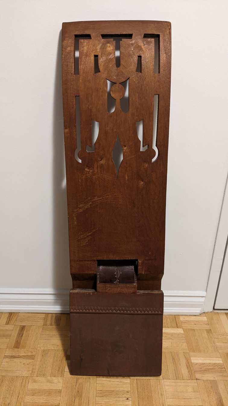 Suriname Marron Wood Carved Chair image indicator(6)