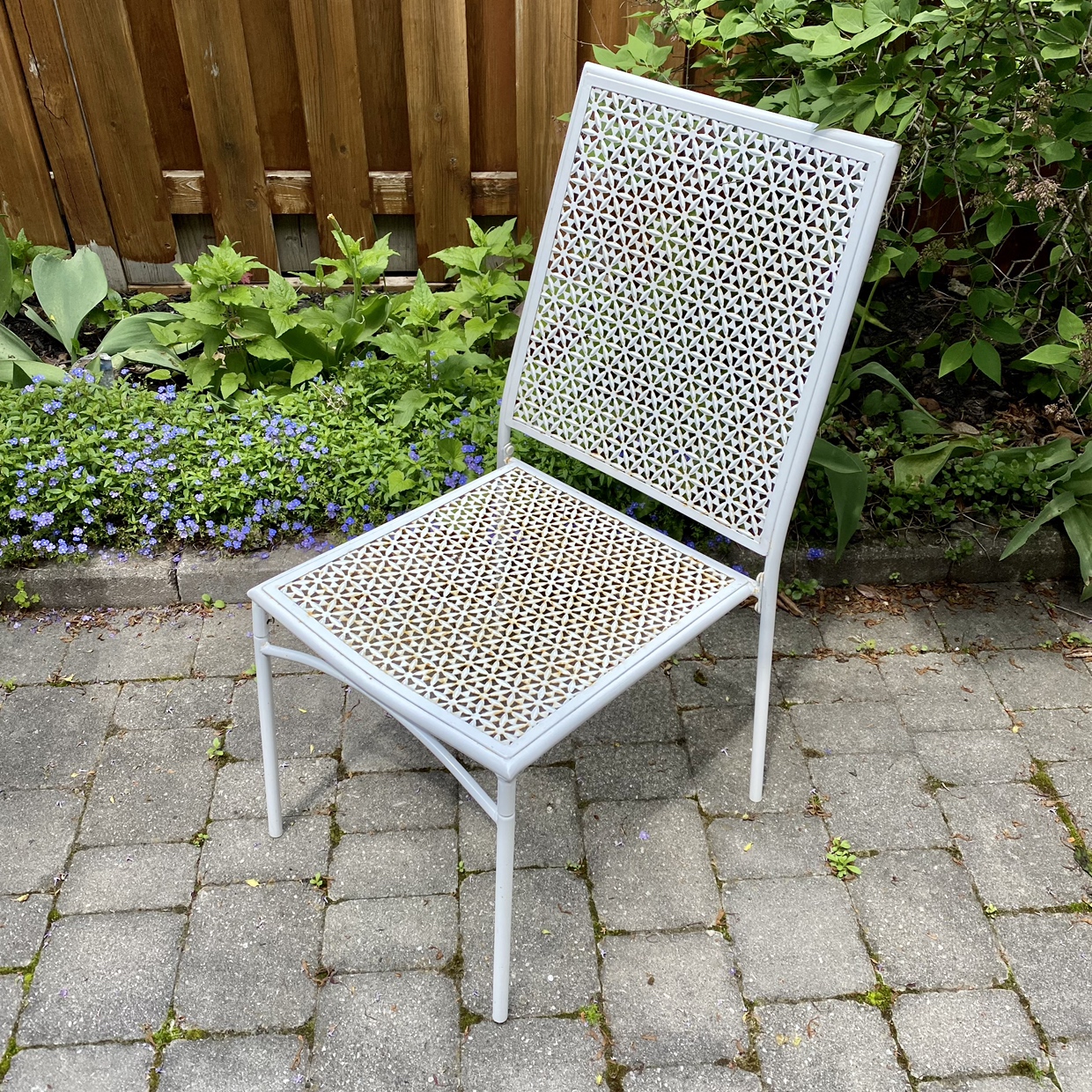 Home Collection White Patio 3-Piece Bistro Set - photo 4